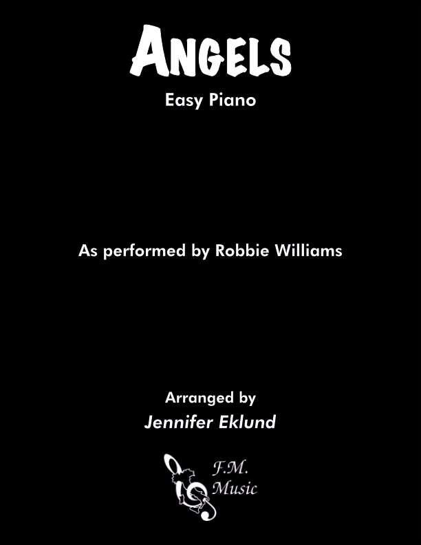 Angels Easy Piano By Robbie Williams F M Sheet Music Pop